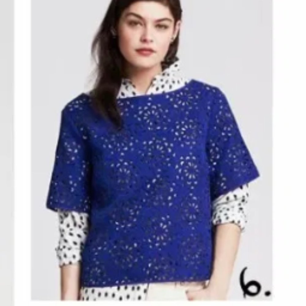 Laser Cut Banana Republic Top